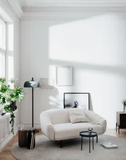 Sofa Plis 2 Seater, light beige