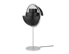 Stolní lampa Multi-Lite, black semi matt / chrome