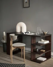 Psací stůl Edre, dark stained pine