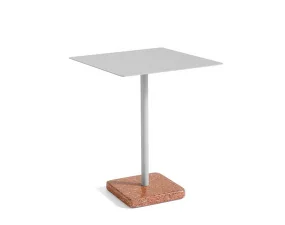 Stůl Terrazzo 60x60, red terrazzo / sky grey
