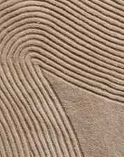 Koberec Zen Shaped 300x400, dark beige