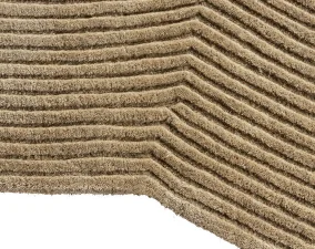 Koberec Zen Rounded 300x377, dark beige