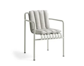 Prošívaný podsedák Palissade Dining Armchair Soft Quilted Cushion, sky grey