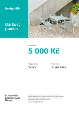 Elektronický dárkový poukaz v hodnotě 5000 Kč