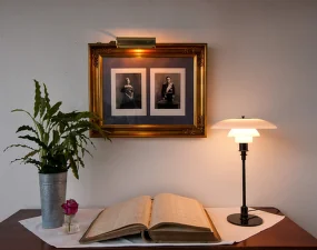 Stolní lampa PH 3/2, black metallised