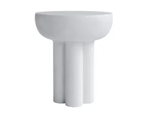 Odkládací stolek Crown Tall, bone white