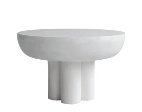 Konferenční stolek Crown Low, bone white
