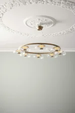 Závěsné svítidlo Blossi 8, nordic gold