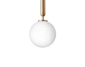 Závěsné svítidlo Miira 1, brass/opal
