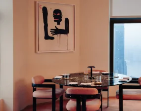 Přenosná stolní lampa Gustave, smooth black