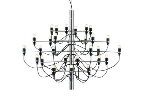 Lustr 2097/30 Frosted Bulbs, chrome