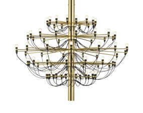 Lustr 2097/75 Frosted Bulbs, brass