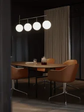 Závěsná lampa TR Suspension Frame, polished steel