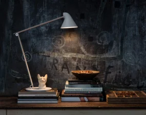 Stolní lampa NJP, light aluminium grey