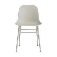 Židle Form, light grey/steel