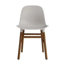 Židle Form, warm grey/walnut