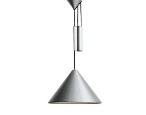 Nastavitelné závěsné svítidlo Compass 430, brushed aluminium