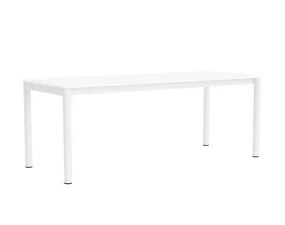 Stůl Annex Flush 200x80, cream white/white laminate