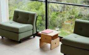 Konferenční stolek Wood Box, oiled oak