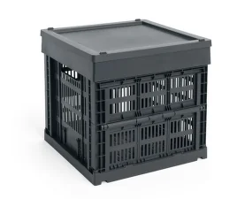 Plastové víko Colour Crate Cube/Square M, charcoal