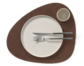 Prostírání Curve Nupo, dark brown