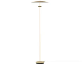 Stojací lampa Reflection, brass lacquered aluminium