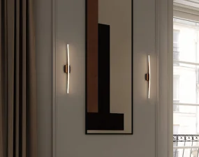 Nástěnná lampa Bow Mini, bronze