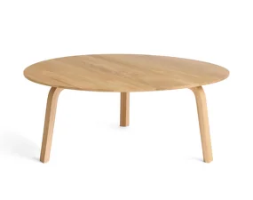 Stolek Bella Coffee Table Ø80x32, lacquered oak