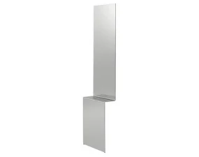 Zrcadlo Pleat, polished steel