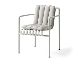 Prošívaný podsedák Palissade Dining Armchair Soft Quilted Cushion, sky grey