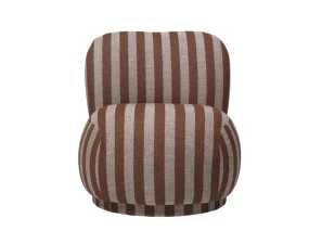 Křeslo Rico Piccolo Swivel Louisiana, sand/chocolate