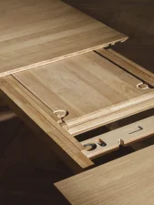 Prodlužovací díl pro stůl Kuma, white pigmented oiled oak