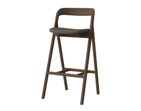 Barová stolička Fenri 65 cm Dark Oak, light brown