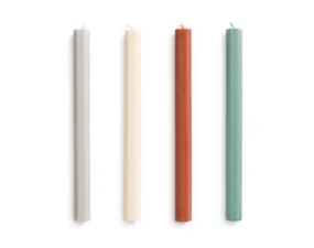 Svíčky Hexagon Candle set 4ks, forest