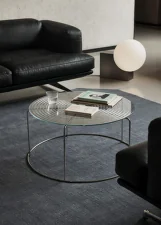 Konferenční stolek Wire VP17, glass tabletop