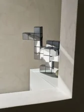 Kachna Panton Cubes, chrome