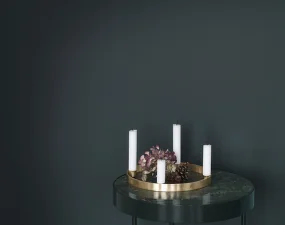 Adventní svícen Circle small, brass
