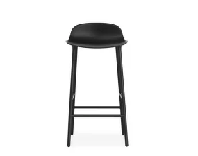 Barová židle Form 65 cm, black/steel