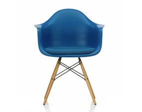 Židle Eames DAW, polstrovaný sedák