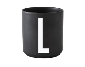 Hrnek s písmenem L, black