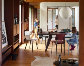 Židle HAL Armchair Wood, cotton white