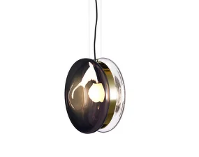 Závěsná lampa Orbital, black/silver