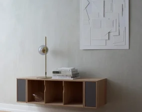 Stolní lampa Orb, Matt Antique Brass