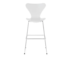 Barová židle Series 7™, white ash / chrom