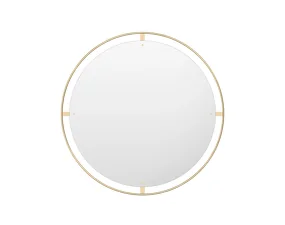 Zrcadlo Nimbus Ø110, polished brass
