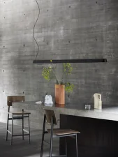 Závěsné svítidlo Linear 169,2 cm, black