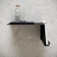 Stolek Bedside Table - right black