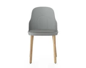 Židle Allez Chair Oak/Leather, grey