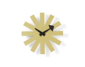 Hodiny Asterisk Clock, brass