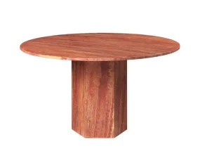 Stůl Epic Ø 130, red travertine